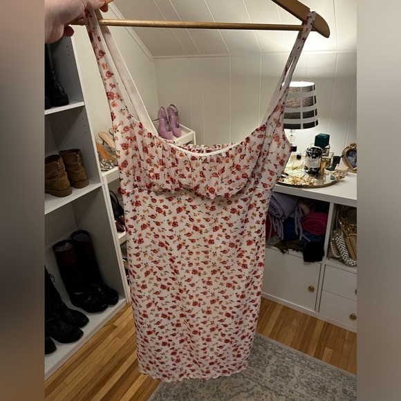 Rose Floral Mini Dress - Picture 1 of 2